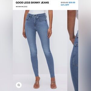 Good American “Good Legs” Size 8 in Blue 655
